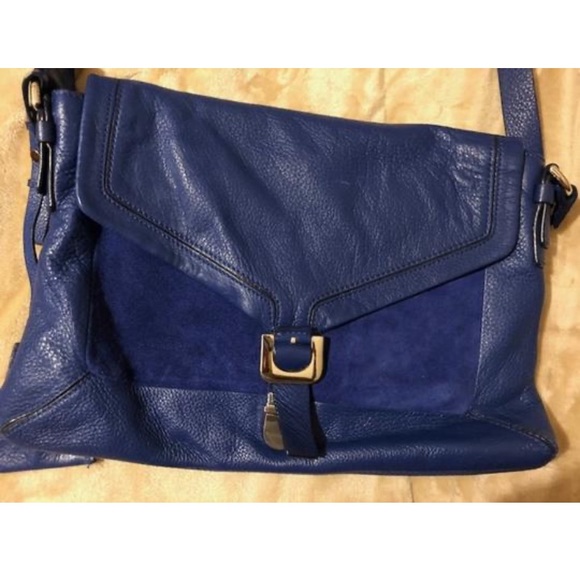 Diane von Furstenberg Blue Messenger Bag - Picture 6 of 15